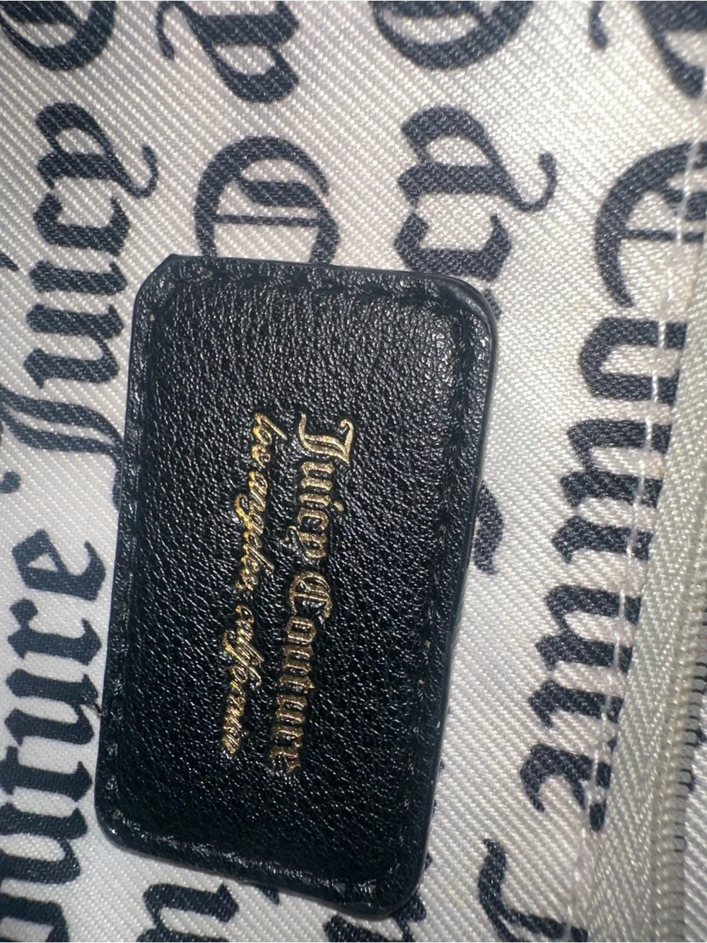 Juicy Couture Red Embossedi Mini Backpack with Black Trim, New without Tags!